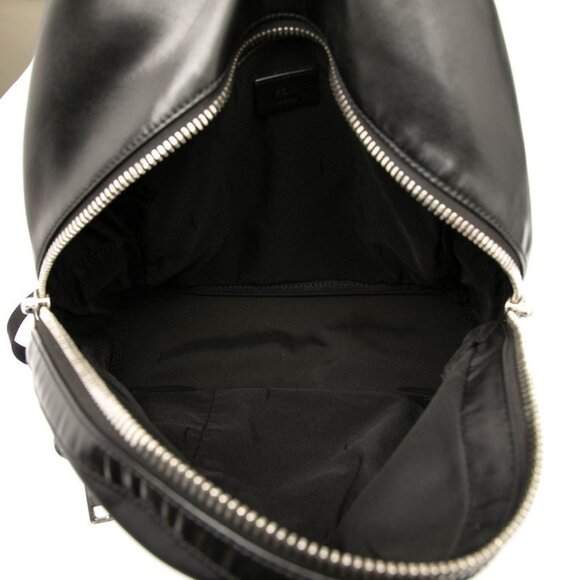 Fendi Faith Backpack 7 Vz012 Black Leather Nylon main image 4